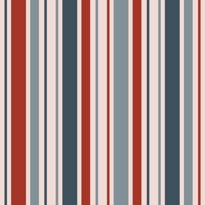 Stripes | red-navy | Small