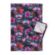 FLOWERS BICYCLE Fuchsia Brown green