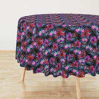 FLOWERS BICYCLE Fuchsia Brown green