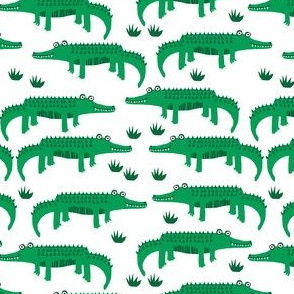happy alligator kids nursery boys fabric 