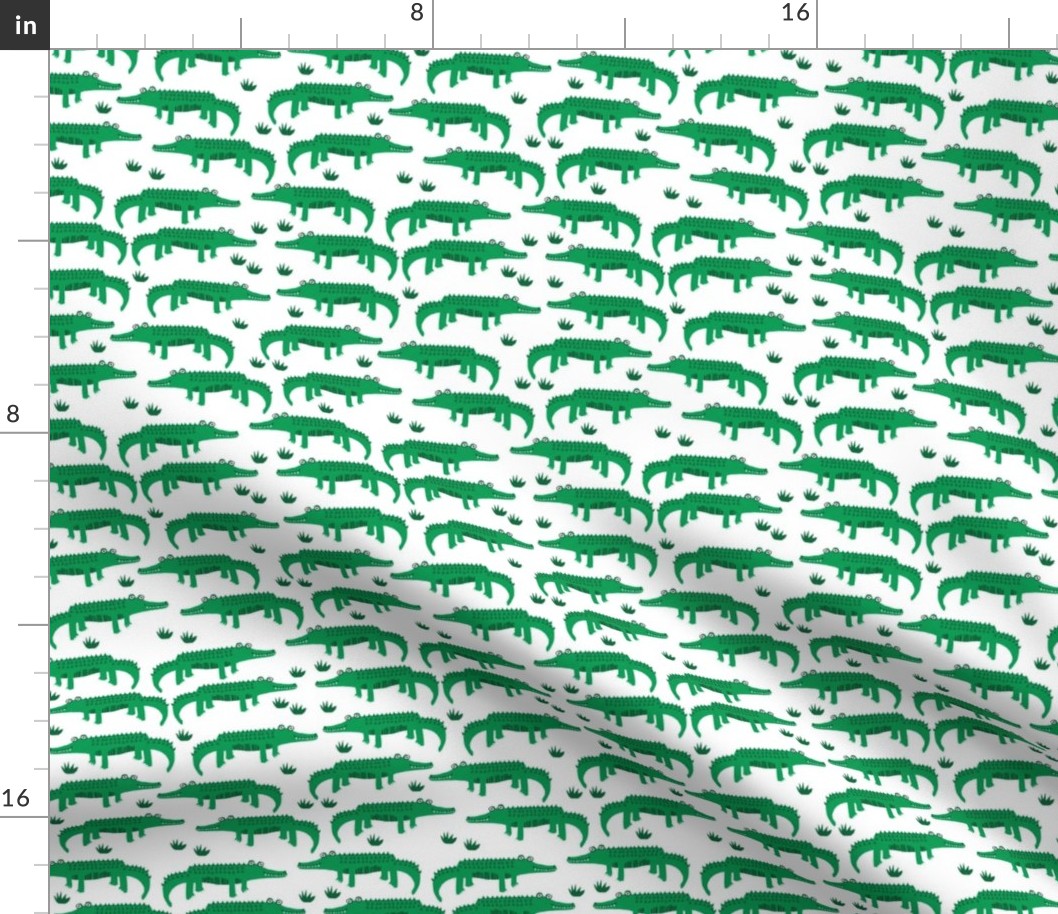 happy alligator kids nursery boys fabric 