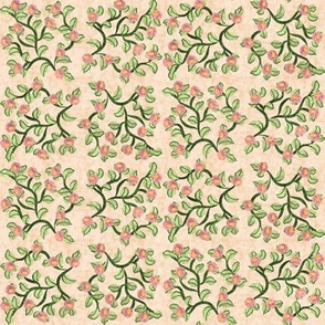 Round Flower Vines Square Dancing