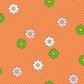 Meadow* (Valencia) || vintage mod polka dot floral