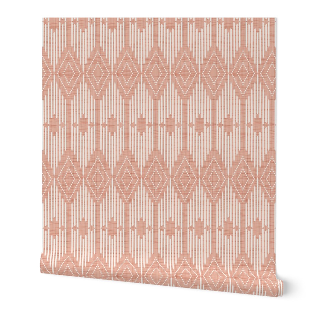 West End - Pink and Cream Geometric