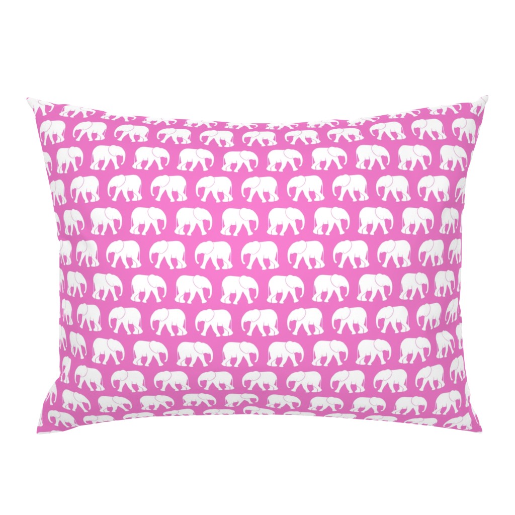 baby elephants - pink