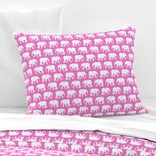 baby elephants - pink