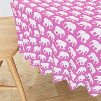 baby elephants - pink