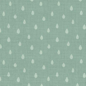 Raindrop Linen Soft Eucalyptus