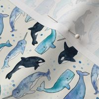 Whales, Orcas & Narwhals - Tiny