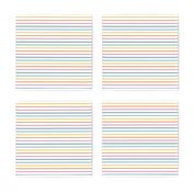 Muted Rainbow Stripes