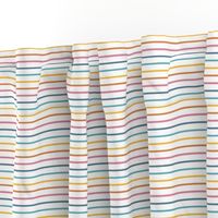 Muted Rainbow Stripes