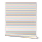 Muted Rainbow Stripes