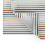 Muted Rainbow Stripes