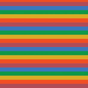 Fat Rainbow Stripes