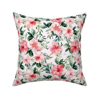 10.5" Summer Florals - Light Blush Pink