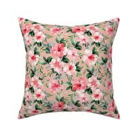 8" Summer Florals - Muted Peach