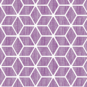 Japanese textures - diamond blocks large purple white