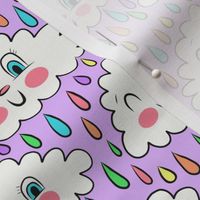 Happy Clouds (purple)