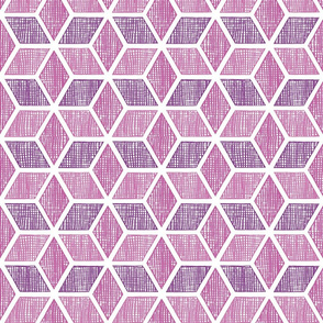 Japanese textures - diamond blocks pink purple