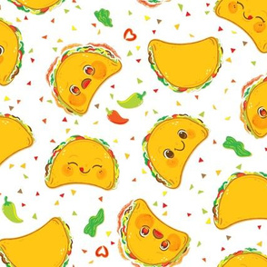 Taco Pattern - Larger Print