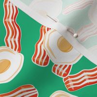 bacon and eggs - green