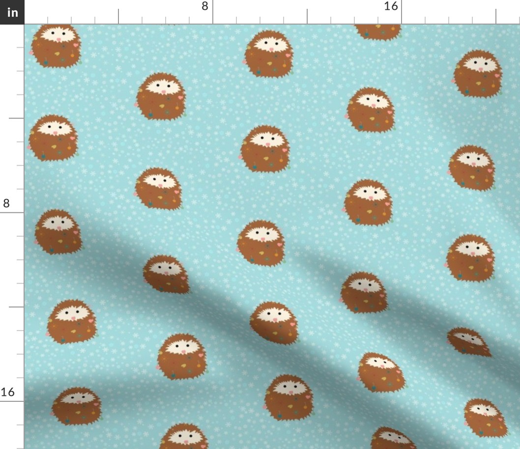 hedgie_christmas_spoonflower