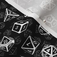 D20 Dice Set Pattern (in white)