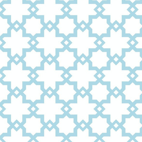 Kasbah White-Powder Blue