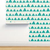 Jumbo Llama triangles turquoise