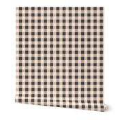 Black Forest / Bear  on light tan-Gingham