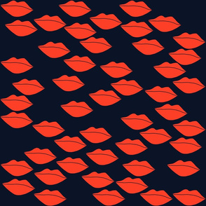 Red Lips Pattern