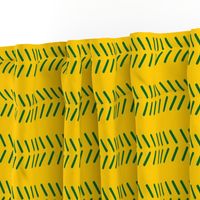 Mudcloth 3 - OFFICIAL Green & Gold