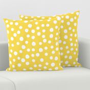 Jumbo spring flower dots yellow