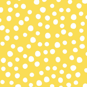 Jumbo spring flower dots yellow