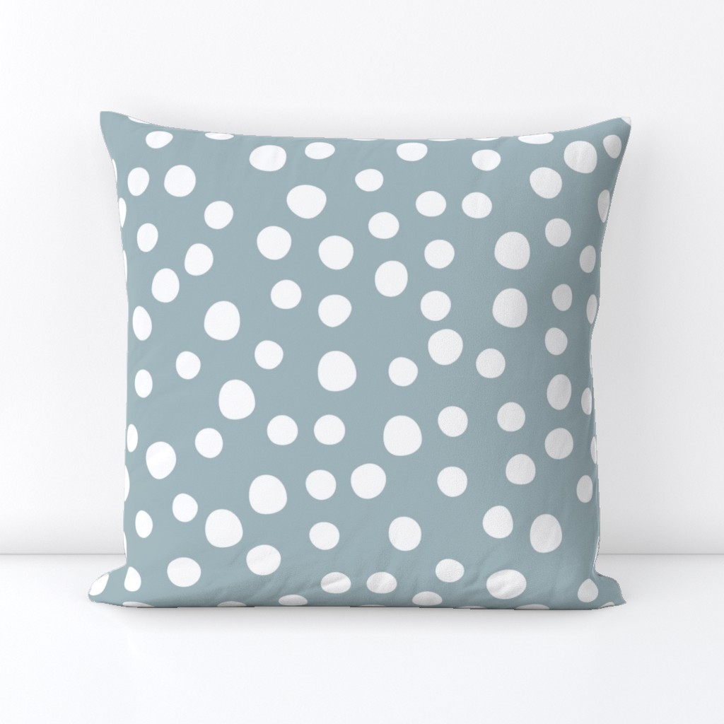 Jumbo Moon dots light gray