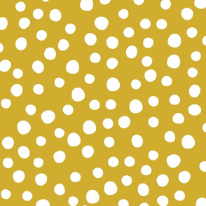 Jumbo Moon dots mustard