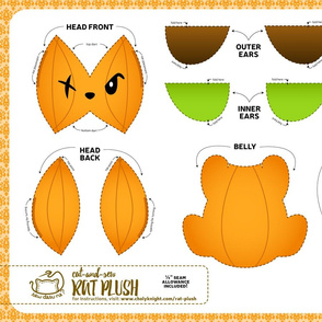 Cut & Sew Rat Plush Pumpkin