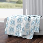 Rat Damask - French Blue