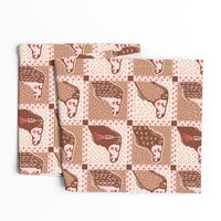 Camel Portraits in pink brown