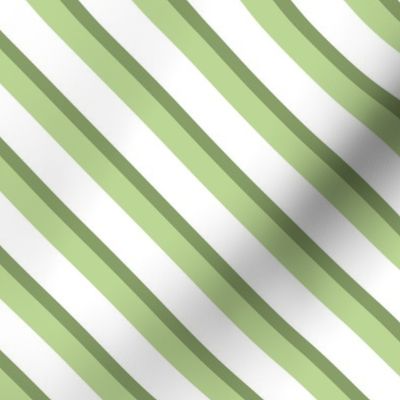 diagonal stripes light green  - large