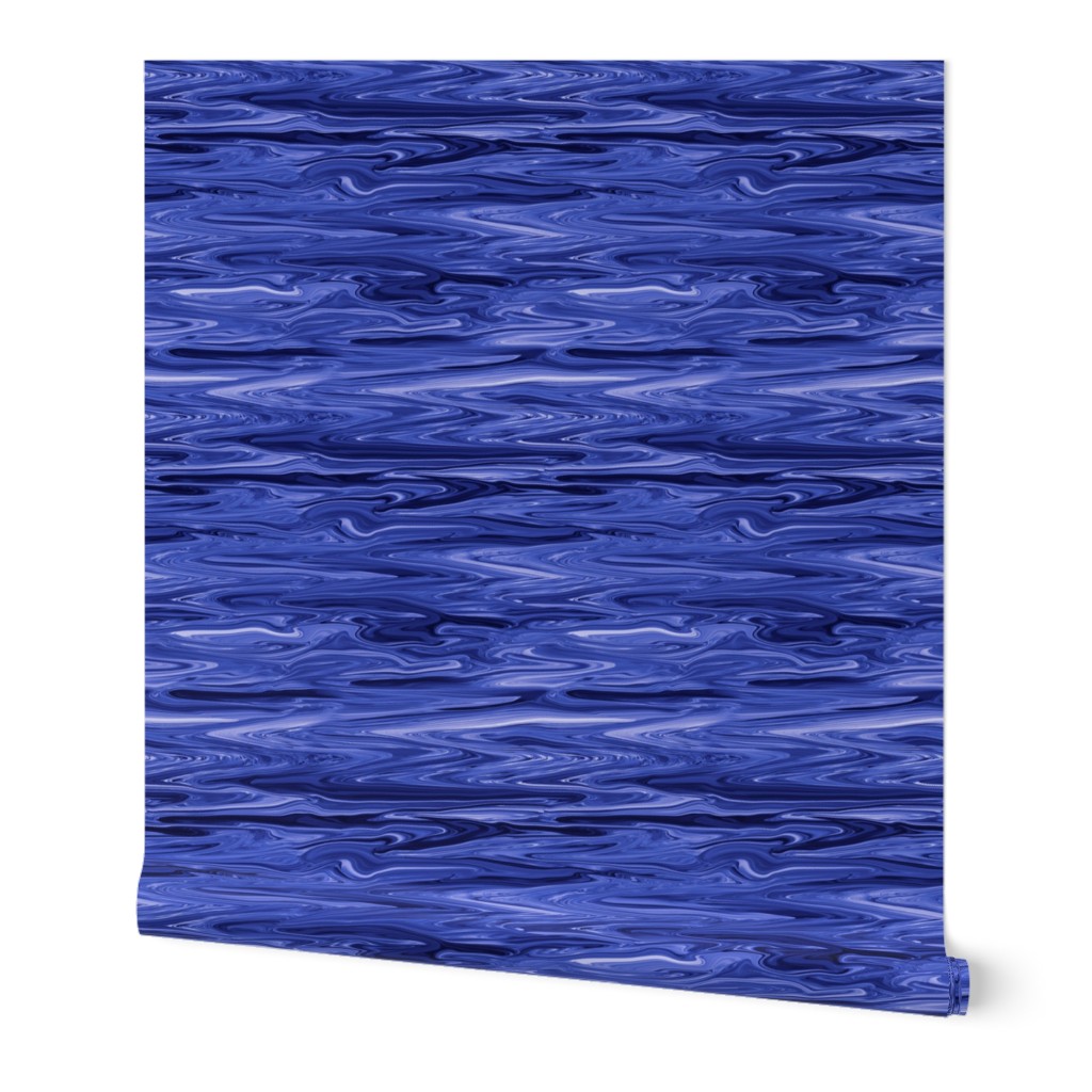 LBMR - Liquid Blue Marble, large, crosswise grain