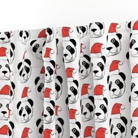 panda-faces-with-santa-hats