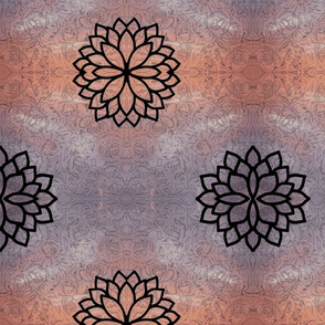 peace roses-mandala sunset-small