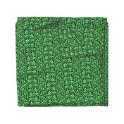 Linen Monstera Flower, Green, Medium