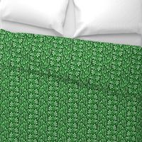 Linen Monstera Flower, Green, Medium