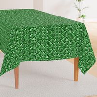 Linen Monstera Flower, Green, Medium