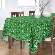 Linen Monstera Flower, Green, Large