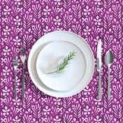 Linen Monstera Flower, Orchid, Medium