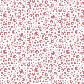 Dots a lot - small pink white