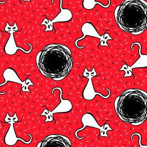 White cats and black holes - red 